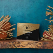 Gold Jahre des Service Recognition Logo für Mitarb Fotoplatte (Seite)