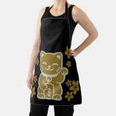 Gold Japanisch Maneki-neko Schürze (InSitu)