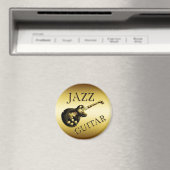 GOLD JAZZ GUITAR MAGNET (In Situ (Geschirrspüler))