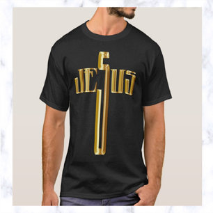 Gold Jesus T-Shirt