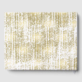 Gold Jewel Bokeh Abstrakt Wedding Gästebuch (Rückseite)