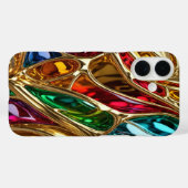 Gold & Jewels #22 - iPhone 16 Hüllen (Rückseite (Horizontal))