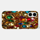 Gold & Jewels #38 - iPhone 16 Hüllen (Rückseite (Horizontal))