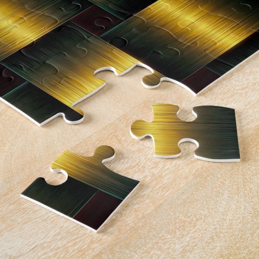 Gold Jigsaw Puzzle Golden Lattice (Seite)