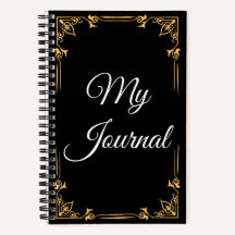 Gold-Journal-Notizbuch