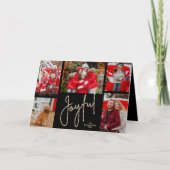 Gold JOYFUL 5 Foto Falten Schwarze Weihnachten (Vorderseite)