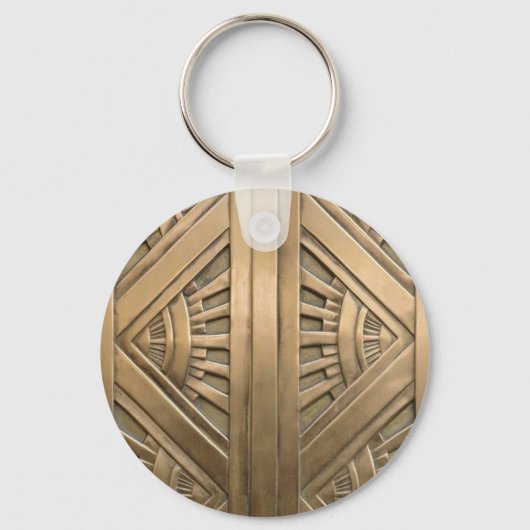 Gold, Jugendstil, Deko, Vintag, chic, elegant Schlüsselanhänger (Vorderseite)