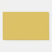 Gold JUMBO Post-it Klebezettel (Vorderseite)