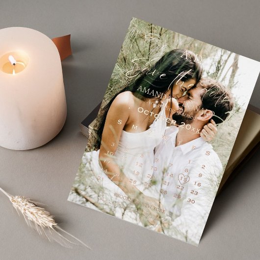 Gold-Kalender-Hochzeit überlagern Das Datum speich Folieneinladung