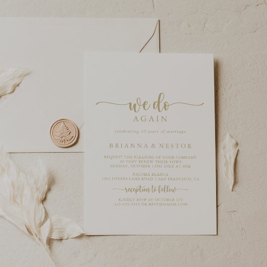 Gold-Kalligrafie machen wir wieder einmal eine Ern Einladung