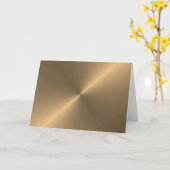 Gold Karte (Gelbe Blume)