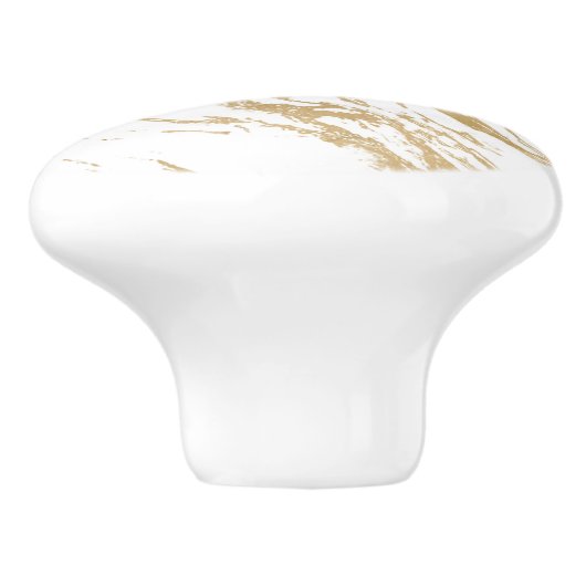 Gold Keramikknauf (Seitenansicht)