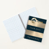 Gold Key Blue Spruce Realtor Business Notebook Notizblock (Innenseite)