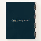 Gold Key Blue Spruce Realtor Business Notebook Notizblock (Rückseite)