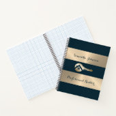 Gold Key Blue Spruce Realtor Business Notebook Notizblock (Innenseite)