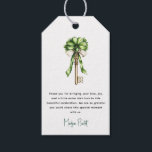 Gold Key Clover Custom St. Patrick’s Day Bridal Geschenkanhänger<br><div class="desc">Add a meaningful and elegant finishing touch to your bridal shower favors and gifts with this personalized St. Patrick’s Day gift tag. Featuring a beautiful illustration of a golden key adorned with lucky clover details, this design symbolizes unlocking a new chapter filled with love, happiness, and a little Irish luck....</div>