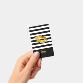 Gold Kiss Gepäcksmarke/Abzeichen Ausweis (Handheld)