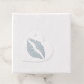 Gold Kiss Lips Foil Gefälliges Tags (Mit Box)