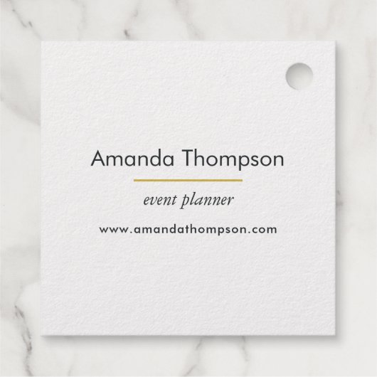 Gold Kiss Lips Geschenkanhänger (Rückseite)