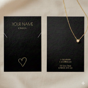 Gold kleine Herz-Halskette oder Armband-Grafikkart