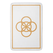 Gold Knot Badematte (Vorderseite Vertikal)