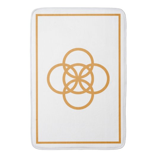 Gold Knot Badematte (Vorderseite Vertikal)