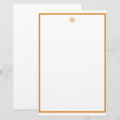Gold Knot Briefpapier (Vorne/Hinten)