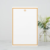 Gold Knot Briefpapier (Stehend Vorderseite)