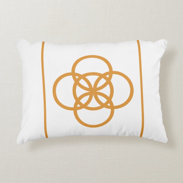 Gold Knot Dekokissen (Vorderseite)