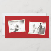 Gold Knot Double Happiness Chinesisches Hochzeitsf Save The Date (Rückseite)