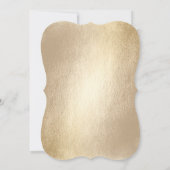 Gold Knot Gewerkschaft Doppeltes Glück Chinesische Einladung (Rückseite)