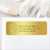 Gold Koch Hat Bakery Rücksendeadresse (Insitu)