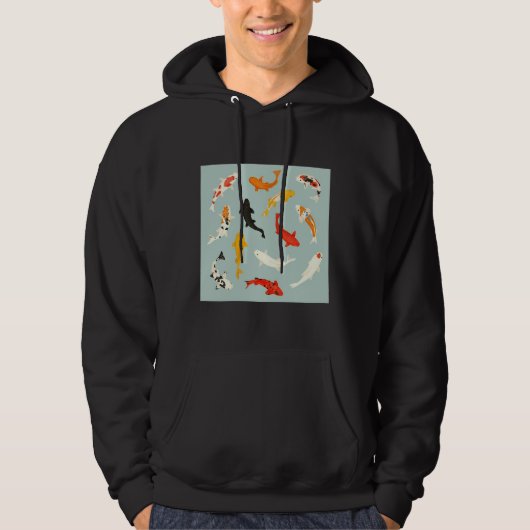 Gold Koi Fish Hoodie (Vorderseite)