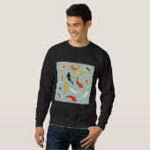Gold Koi Fish Sweatshirt (Vorne ganz)