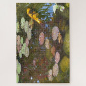 Gold Koi in Lily-Teich Puzzle (Vertikal)