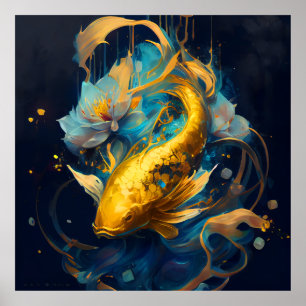 Gold Koi: Poster