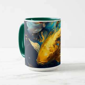 Gold Koi: Tasse
