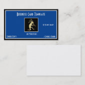 Gold KoKopelli Logo Business Card Visitenkarte (Vorne/Hinten)