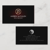 Gold-Korrekturleser Papier-Ziergläser Visitenkarte (Vorne/Hinten)