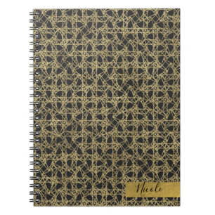 Gold Kratzer Golden Modern Glamour Personalisiert Notizblock