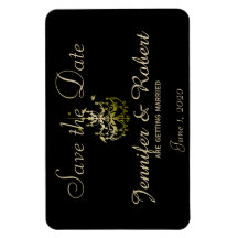 Gold Kronleuchter Black Posh Wedding speichern das