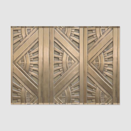 Gold, Kunst nouveau, Kunst-Deko, Vintag, Chic, Seidenpapier (Vorderseite)