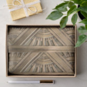 Gold, Kunst nouveau, Kunst-Deko, Vintag, Chic, Seidenpapier (Geschenk)