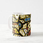 "GOLD" - künstlerische Tasse (Vorderseite Links)