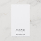 Gold | Kunstlinien | Verspätung Visitenkarte (Rückseite)