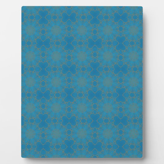 Gold Lace auf Blue Fotoplatte (Vorderseite)