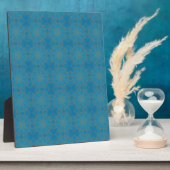 Gold Lace auf Blue Fotoplatte (Seite)