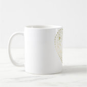 Gold Lace Heart Kaffeetasse (Links)