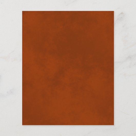 Gold Lace Orange Hochzeitsempfang Einladung (Rückseite)