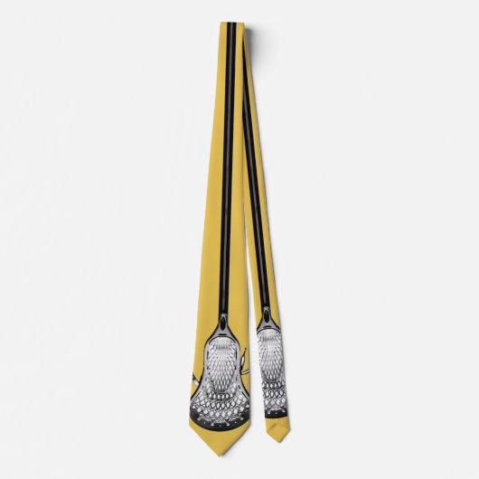 Gold Lacrosse Neck Tie Krawatte (Vorderseite)
